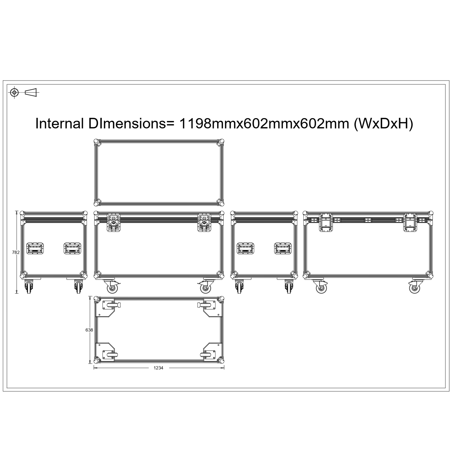 Spider Road Trunk Cable Trunk Removable Dividers  (1200mm)